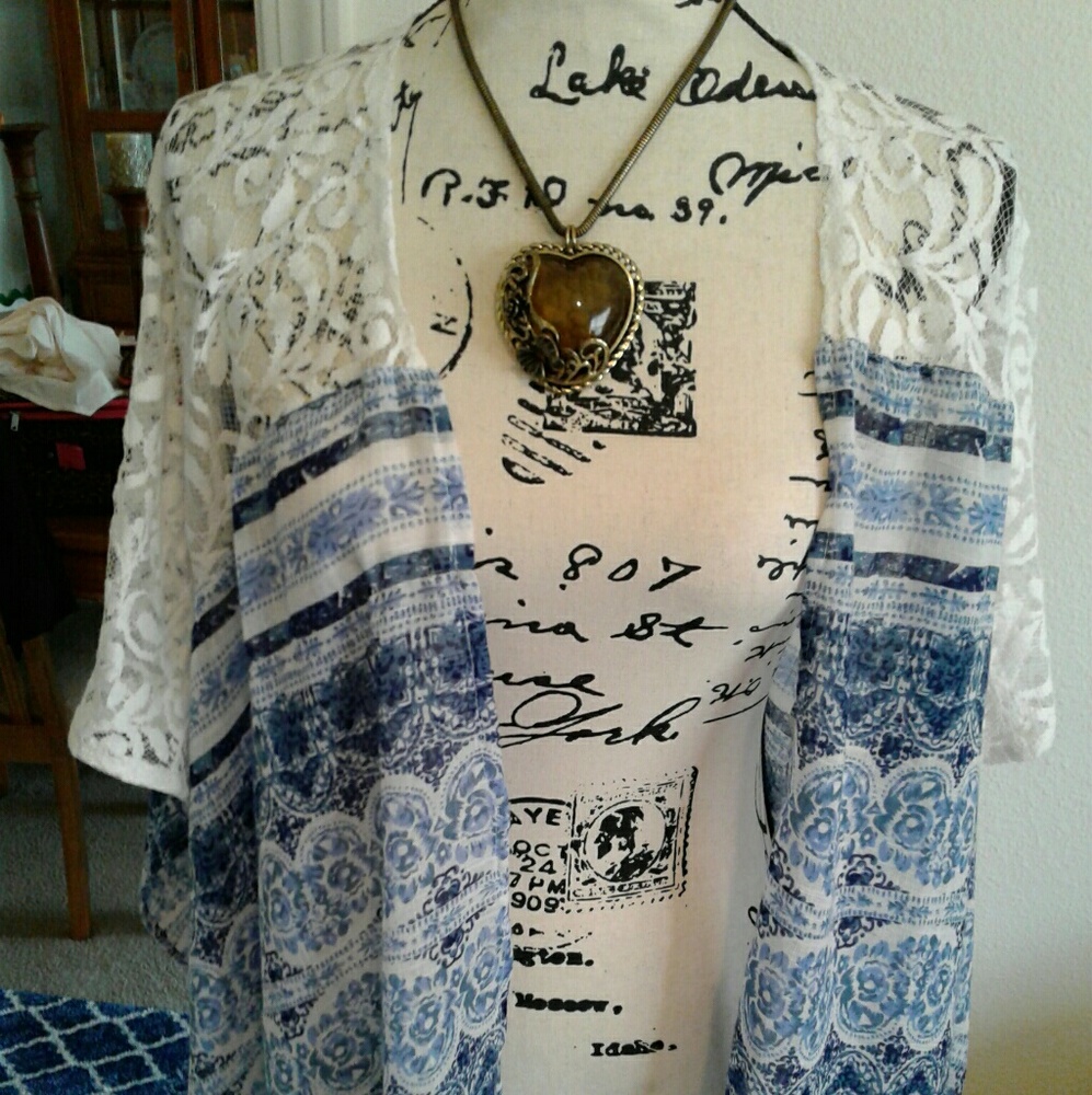 Nanette New Lace, Cotton & Polyester Cover All. Priced Dropped.